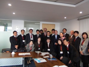 Japanese delegation visits tasksforce