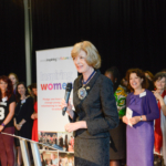 Lord Mayor, Alderman Fiona Woolf CBE and Miriam González Durántez