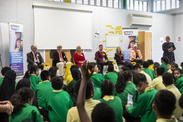 Members of the Royal Warrant Holders Association inspire primary school children