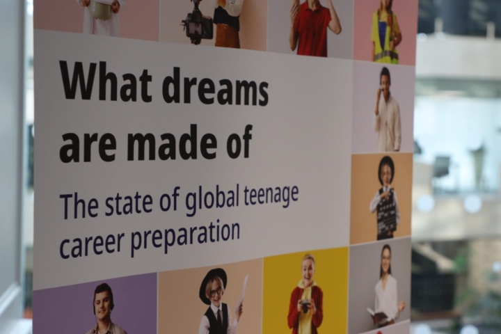 Front cover of the What dreams are made of report, looking into the future aspirations of teenagers globally.