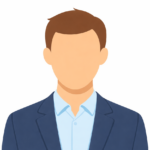 Avatar of a male with an open collar shirt and blue jacket.